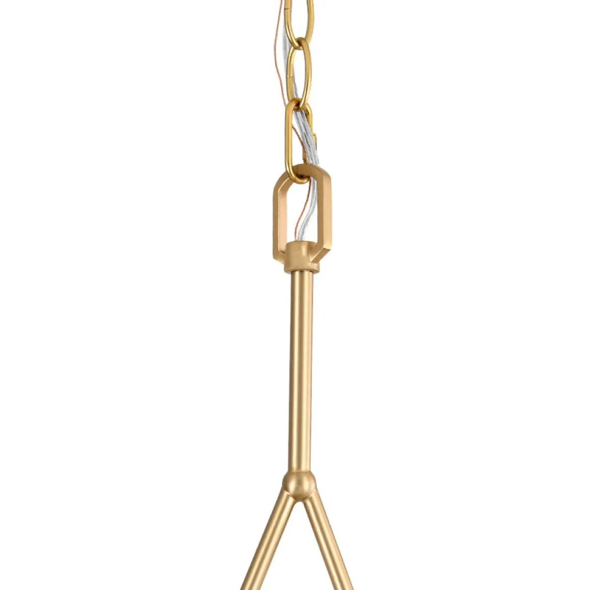 Modern Candle Style Fabric Wide Drum Cage Pendant Light