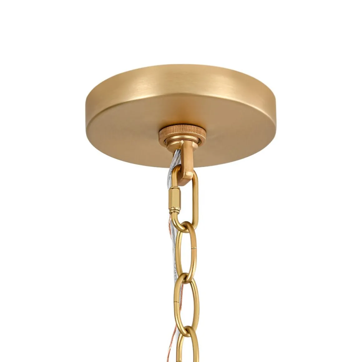 Modern Candle Style Fabric Wide Drum Cage Pendant Light