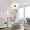 Modern Cluster Frosted Glass Bubble Chandelier