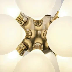 Modern Cluster Frosted Glass Bubble Chandelier