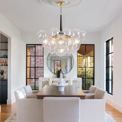 Modern Cluster Glass Bubble Chandelier