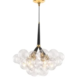 Modern Cluster Glass Bubble Chandelier