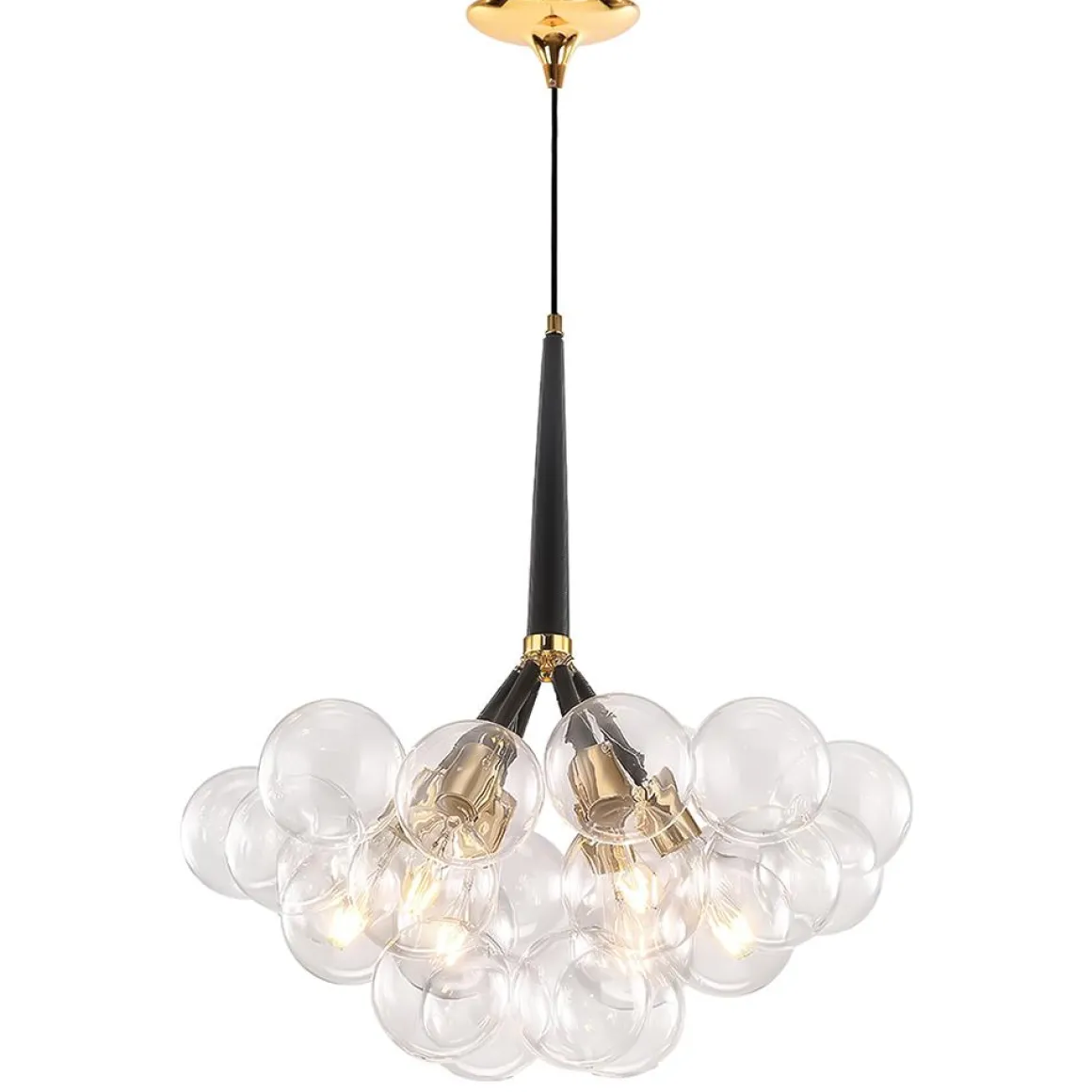 Modern Cluster Glass Bubble Chandelier