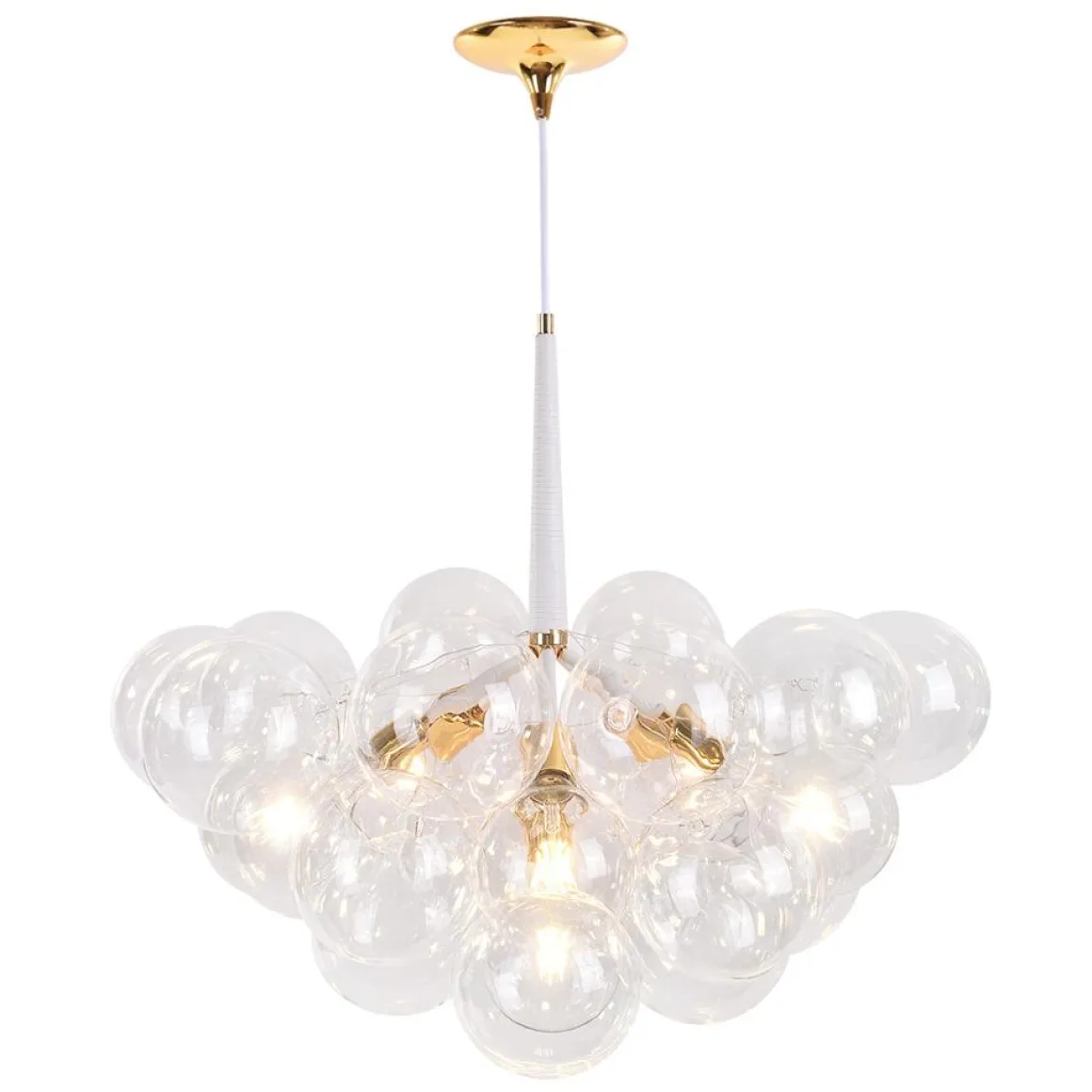 Modern Cluster Glass Bubble Chandelier