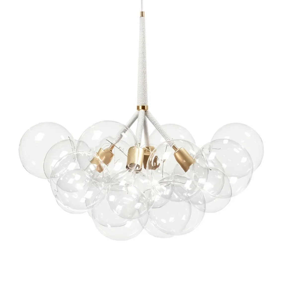 Modern Cluster Glass Bubble Chandelier