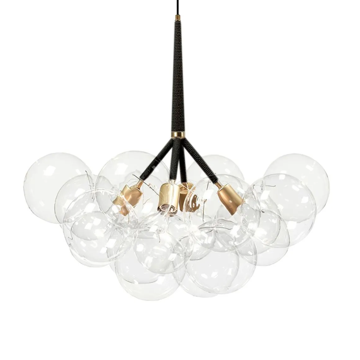 Modern Cluster Glass Bubble Chandelier