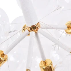 Modern Cluster Glass Bubble Chandelier / Semi Flush