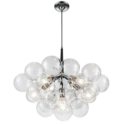 Modern Cluster Glass Globe Bubble Chandelier