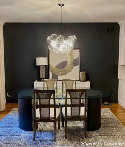 Modern Cluster Glass Globe Bubble Chandelier