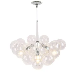 Modern Cluster Glass Globe Bubble Chandelier