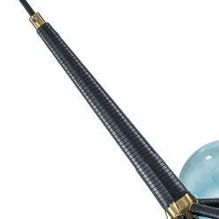 Modern Cluster Gradual Blue Glass Globe Bubble Chandelier