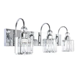 Modern Crystal Vanity Wall Sconce