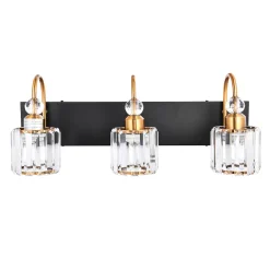 Modern Crystal Vanity Wall Sconce