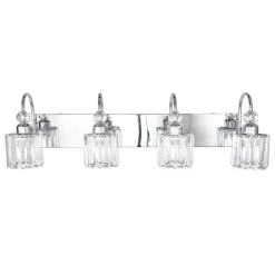 Modern Crystal Vanity Wall Sconce