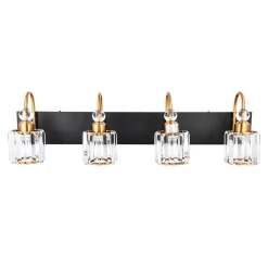 Modern Crystal Vanity Wall Sconce