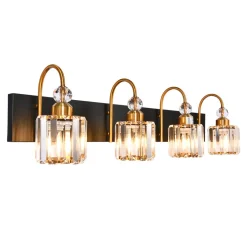 Modern Crystal Vanity Wall Sconce