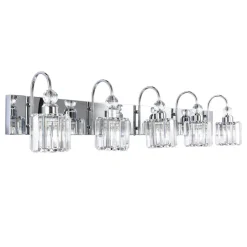 Modern Crystal Vanity Wall Sconce