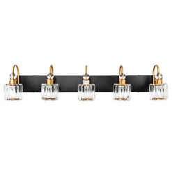 Modern Crystal Vanity Wall Sconce