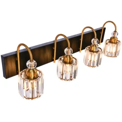 Modern Crystal Vanity Wall Sconce