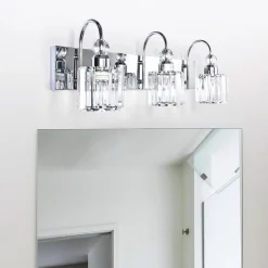 Modern Crystal Vanity Wall Sconce