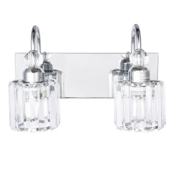 Modern Crystal Vanity Wall Sconce