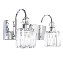 Modern Crystal Vanity Wall Sconce