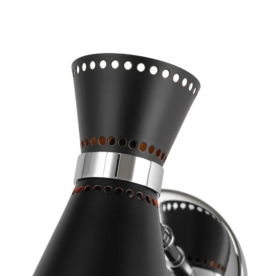 Modern 180-Degree Adjustable Conical 1-Light Wall Sconce