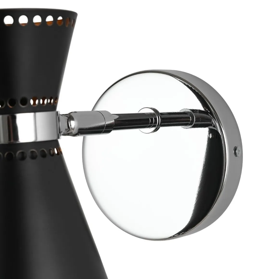 Modern 180-Degree Adjustable Conical 1-Light Wall Sconce