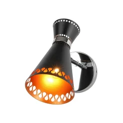 Modern 180-Degree Adjustable Conical 1-Light Wall Sconce
