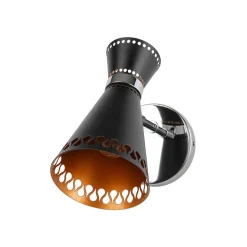 Modern 180-Degree Adjustable Conical 1-Light Wall Sconce