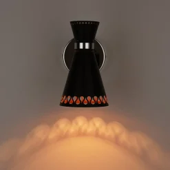 Modern 180-Degree Adjustable Conical 1-Light Wall Sconce
