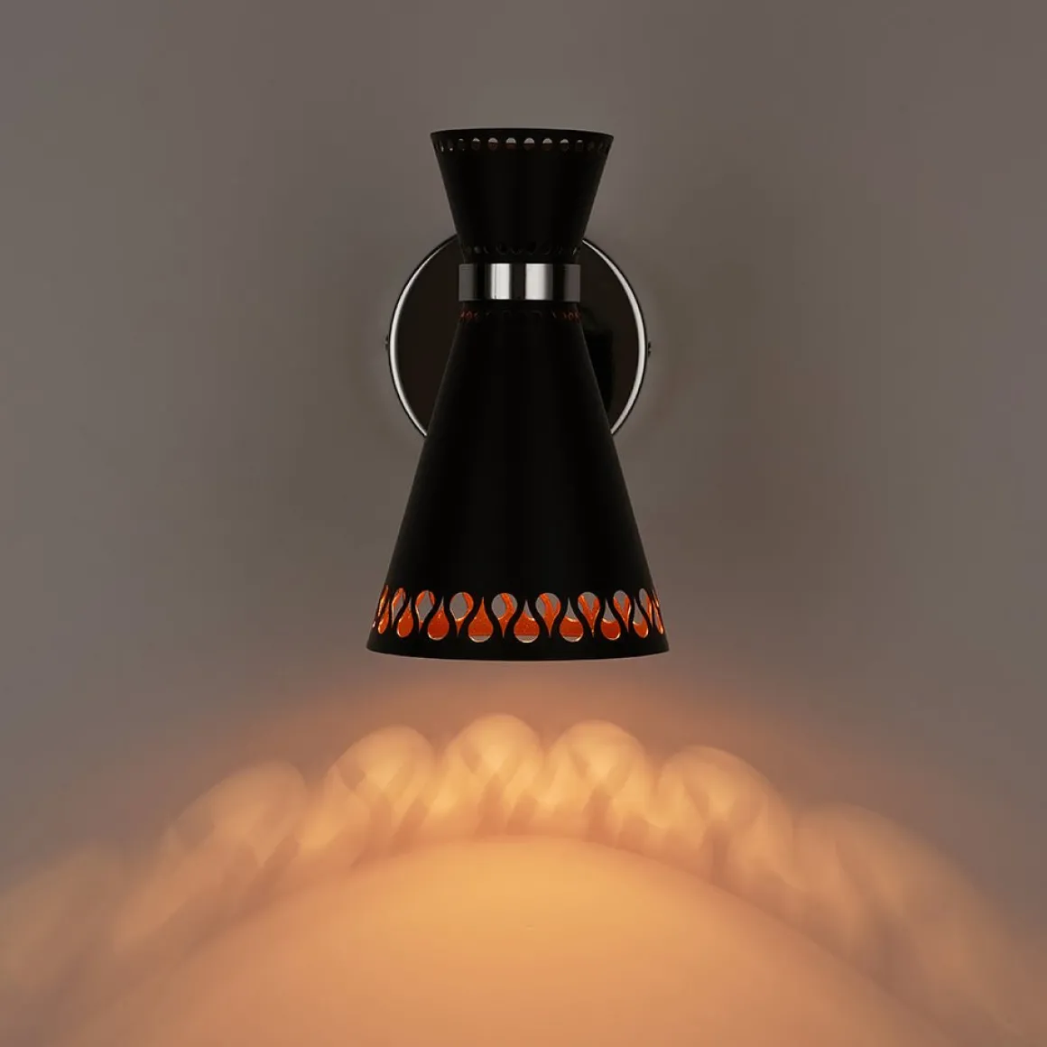 Modern 180-Degree Adjustable Conical 1-Light Wall Sconce