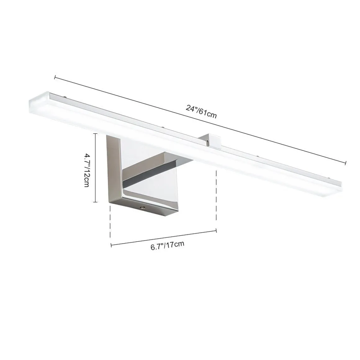 Modern Dimmable LED Bathroom Vanity Wall Sconce
