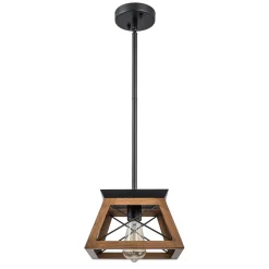 Modern Farmhouse Geometric Lantern Pendant Light