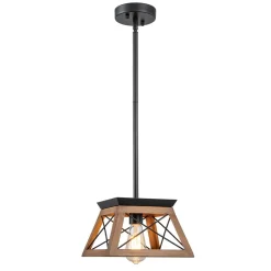 Modern Farmhouse Geometric Lantern Pendant Light