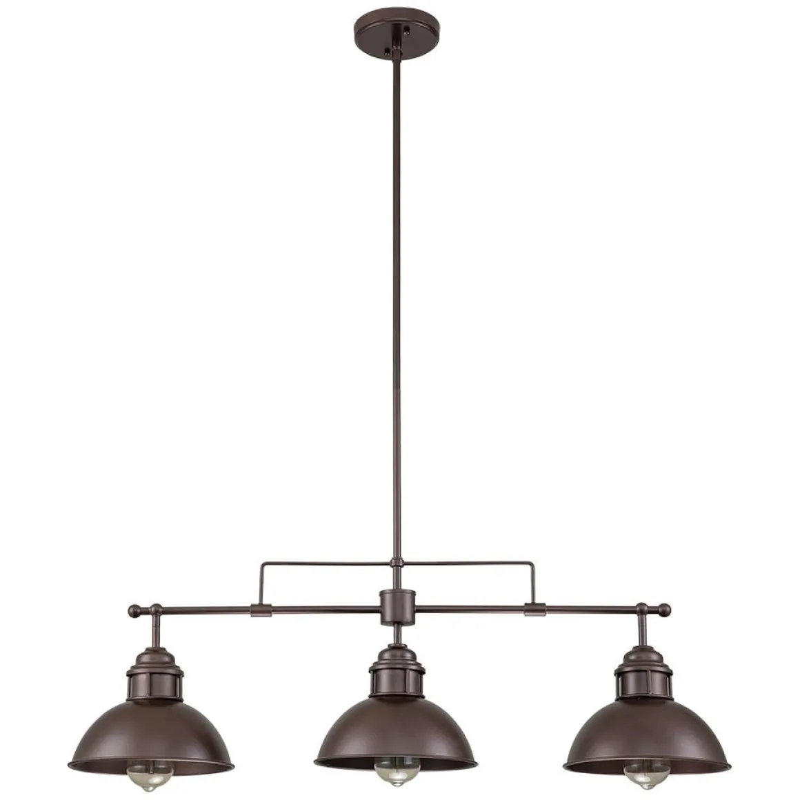 Modern Farmhouse 3-light Island Pot Lid Dome Pendant
