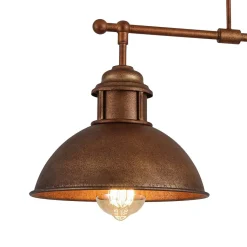 Modern Farmhouse 3-light Island Pot Lid Dome Pendant
