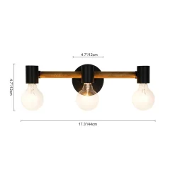 Modern Farmhouse 3-Light Vanity Wall Sconce