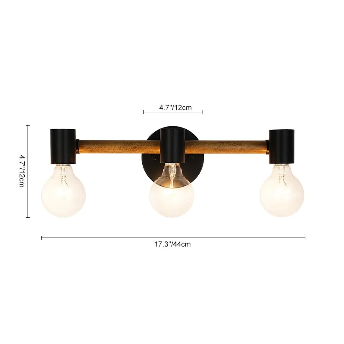 Modern Farmhouse 3-Light Vanity Wall Sconce