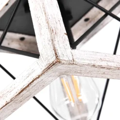 Modern Farmhouse Square Flush Mount Light