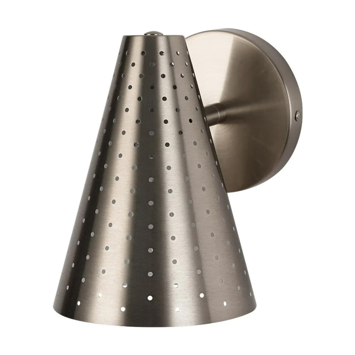 Modern Funky 1-Light Starry Pinhole Cone Wall Sconce