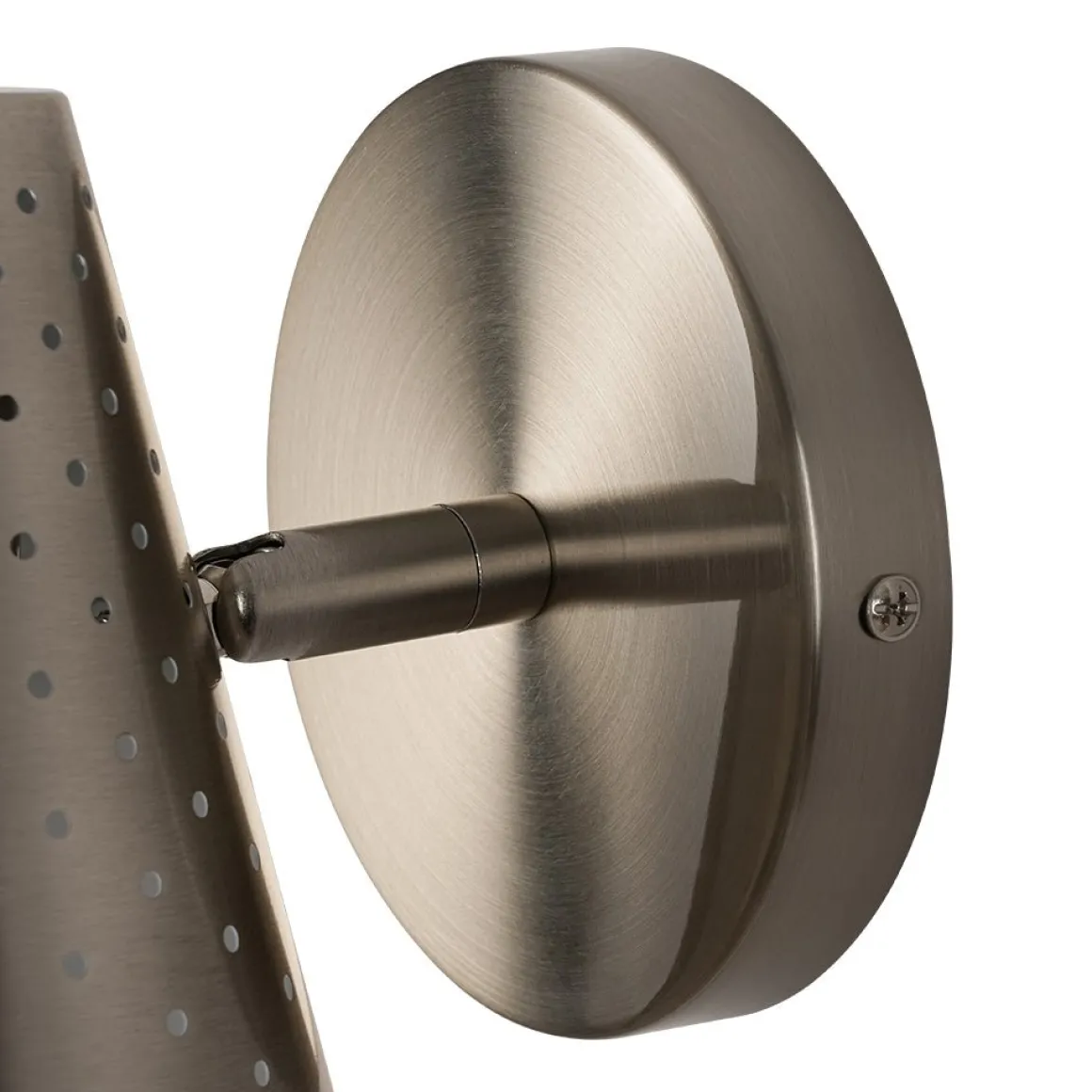 Modern Funky 1-Light Starry Pinhole Cone Wall Sconce