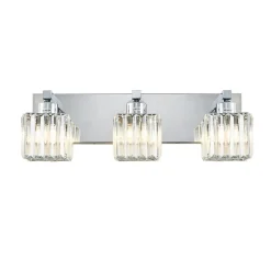 Modern Glam Crystal Bathroom Vanity Wall Lamp