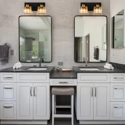 Modern Glam Crystal Bathroom Vanity Wall Lamp