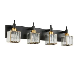 Modern Glam Crystal Bathroom Vanity Light