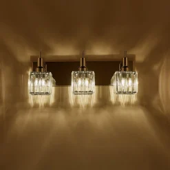 Modern Glam Crystal Bathroom Vanity Light