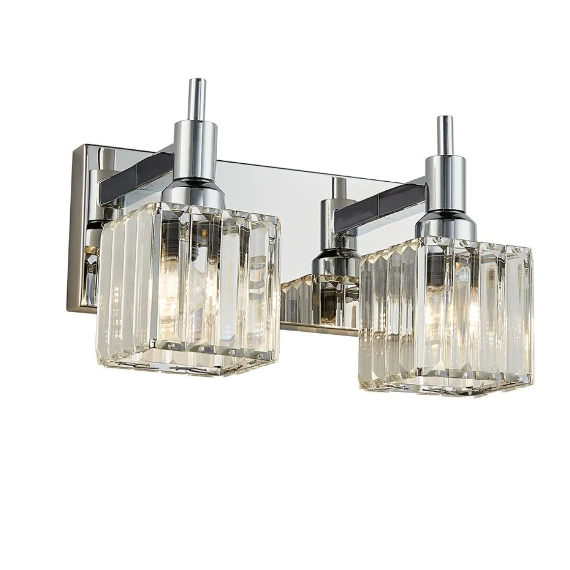 Modern Glam Crystal Bathroom Vanity Light