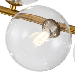 Modern Glass Bubble Kitchen Island Linear Pendant