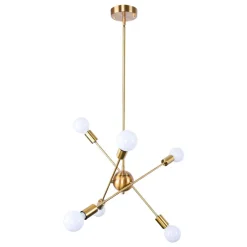 Modern Globe Linear Sputnik Chandelier