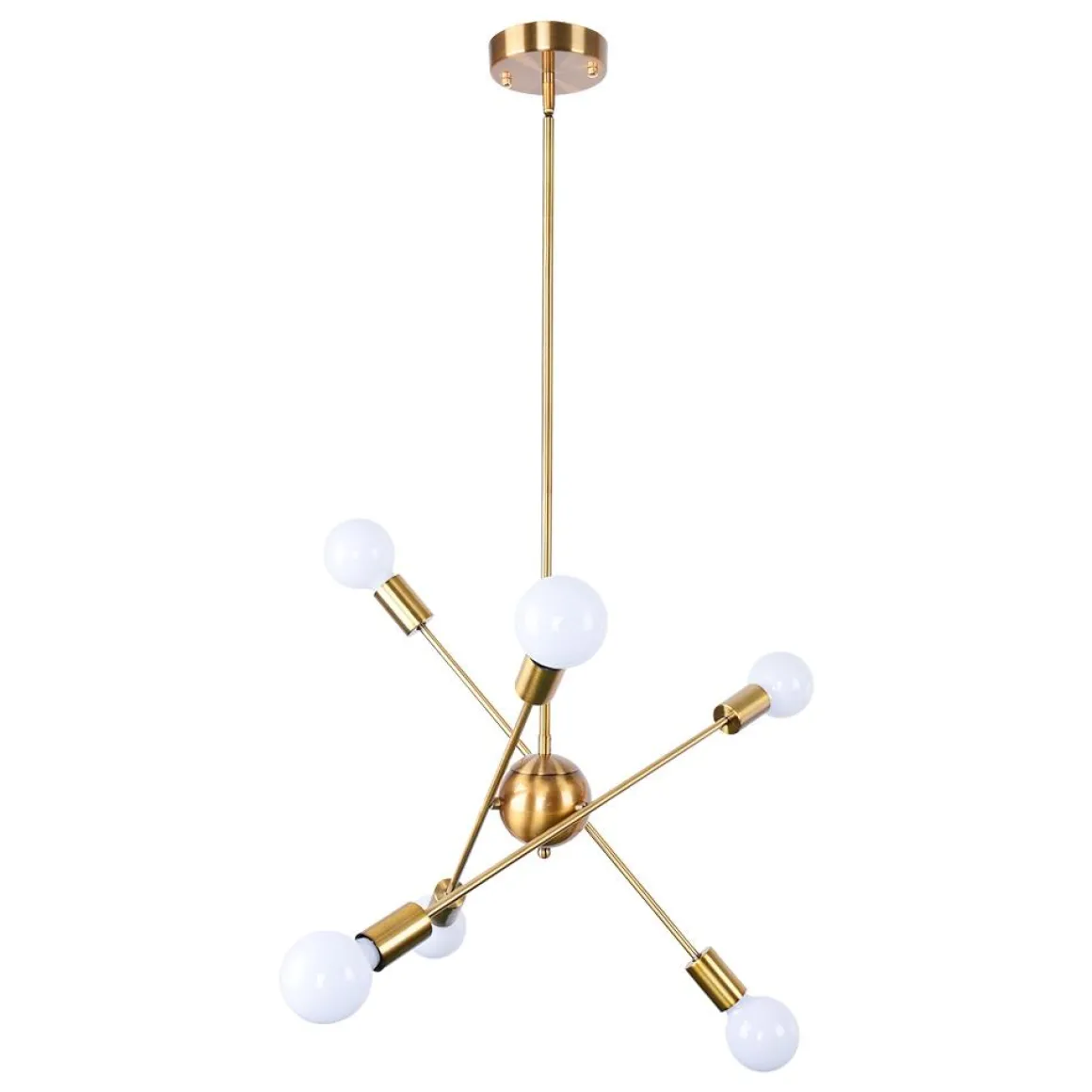 Modern Globe Linear Sputnik Chandelier
